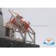 High Speed Slewing Arm Davit , Rescue Boat Davit Crane For Free Fall Lifeboat