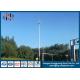 15m Height Q345 Floodlighting Steel Utility Poles With Platform For Stadium