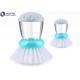 Eco Friendly Dish Cleaning Brush With Plastic Anti - Skid Handle High Efficiency