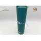 Custom Made Cardboard Paper Craft Tube Packaging With Silver Hot Stamp