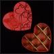 Luxury Hard Fancy Gift Boxes Heart Shaped For Valentines Chocolate And Sweet