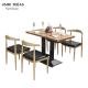 Commercial Restaurant Dining Table And Chairs 130CM 140CM 150CM Single Side Booth