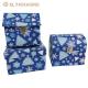 Custom Design Holiday House Shape Box With Metal Lock , Rigid Paperboard Gift Paper Box