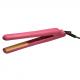 Pure ceramic pink temperture control hair straightener iron
