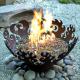 Camping corten steel fire bowl Fire Pit Ball Crafted
