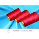 Super Bright Industrial Sewing Thread , Dyed Poly Sewing Thread Low Shrinkage