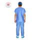 Blue Short Sleeve Hospital Surgical Scrubs Disposable Scrub Suit Clothing Nursing Scrubs