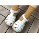 Outdoor Cow Leather Anti Collision Toe Stylish Kids Shoes