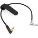 12 Inches TRS Audio Cable 5 Pin Lemo To Jack 3.5Mm For Z CAM E2 Camera