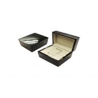 Wooden Watch Gift Box Customized logo IPQC Raw Material With Velvet Lining