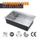 76x50 Topmount Stainless Steel Kitchen Sink Rectangular 16 Gauge