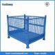 Collapsible and Stackable Steel Pallet Container Warehouse Cage Box Stillage