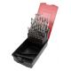 29 Pcs HSS Jobber Drill Set M351/16 - 1/2 By 1/64 Rose Plastic Box Packing