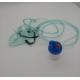 S M L Disposable Oxygen Mask Green Color For Adults Nebulization