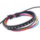 Metal studs leather bracelets with multi strings cords, free size leather