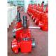 4 x 5k Gate valve with hammer union ends one end male and one end female
