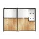 Wood Material Horse Stall Fronts Customized Front Panel Hardwood Horse Stable