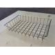 Stacking Stainless Steel 316 Rectangular Wire Mesh Basket Food Grade Customized Size Bread