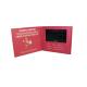 Portable Business Video Greeting Card , 210 x 210mm Size LCD Video Brochure Card