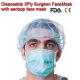 Adjustable Sterile Disposable Face Mask Surgical Non Woven Protective Mask CE / FDA