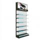 Metal MDF Cosmetic Display Racks Wall Mounted Cosmetic Display Showcase