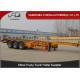 Semi Chassis Container Trailer 40 Foot Straight Frame Tri Axle Container Carrier Truck