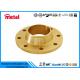 Precision Copper Nickel Pipe Fittings Copper Pipe Flange High Destructive Turbulence