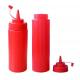 Good Quality Eco-friendly Pear Shaped Red PP Materail Sauce Bottle