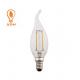 C35 tail E14 LED Filament Bulb 220-240V 2W led filament candle bulb