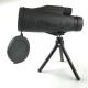 Magnification 12x High Powered Monocular Bright With Tripod Optical Glasses Lens Material