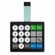 Custom emboss tactile button keypad with metal dome for electronic machine