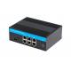 1 SFP Fiber And 6 Industrial Ethernet Port Fiber Switch 10/100/1000Mbps