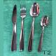 T02 High quality stainless steel flatware/cutlery set/knife fork spoon