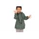 Lightweight Olive Green Polyester Childrens Parka Coats For Winter