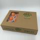 Custom made fruit boxes craft paper Openwork Colorful box package