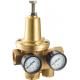 3113 Diaphragm Type DN20 Water Pressure Reducing Brass Valve with Meter Outlets & Built-in Filter