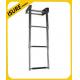 New 3-Step Under Platform Boat Boarding Ladder, Telescoping/Stainless Steel