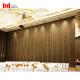 12m High Wooden Surface Soundproof Folding Wall For Exhibition Center