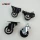PVC PP Rubber Light Duty Caster Wheels With Customizable Package