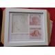 Customized Baby Clay Impression Kit , Handprint Picture Frame For Newborn
