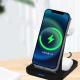 3 In 1 Nonslip Wireless Charger Dock , Multifunctional Charging Stand For Phone