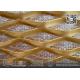 75X155mm Diamond Hole Golden Aluminum Expanded Metal Sheet | China Supplier