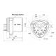 Aerospace industry grade quartz accelerometer sensor analog output with Scale Factor 1.2~1.6mA/g