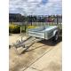 7x5 Hot Dipped Galvanized Single Axle Trailer with Mechanical Disc Brake 1400KG