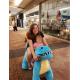 Hansel high quality coin operated plush electric riding toy animal scooter in mall