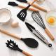 Harmless Practical Silicone Cooking Utensils , Heatproof Silicone Kitchen Tools