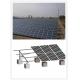 Steel 55m/S Solar PV Mounting Systems , Screw Ground Mount PV System MGC