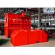 Red Color Universal Bucket Elevator , Continuous Bucket Elevator For Rice Mill