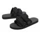 Black Mens Waterproof Slide Sandals , Lightweight Women'S Water Shoes