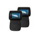 9 HD LED Screen Dual IR FM, Games, Joysticks Car Headrest DVD Players With Innolux Digital Panel